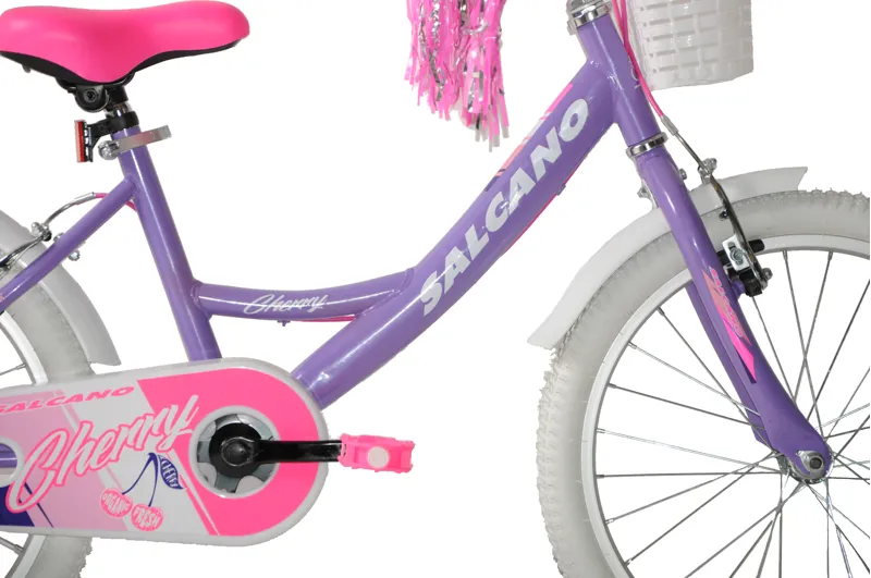 Salcano Cherry 20 Inch Wheel Kids Bike Lilac-1